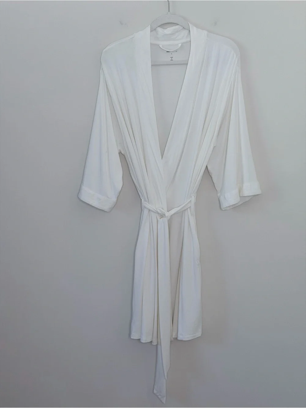 Cozy Earth Women's Bamboo Stretch-Knit Kimono Robe Size Large